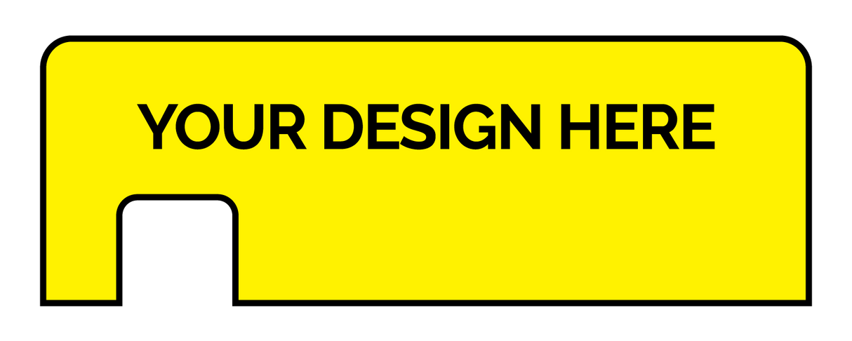 Custom Half Card Cover - Large Chip