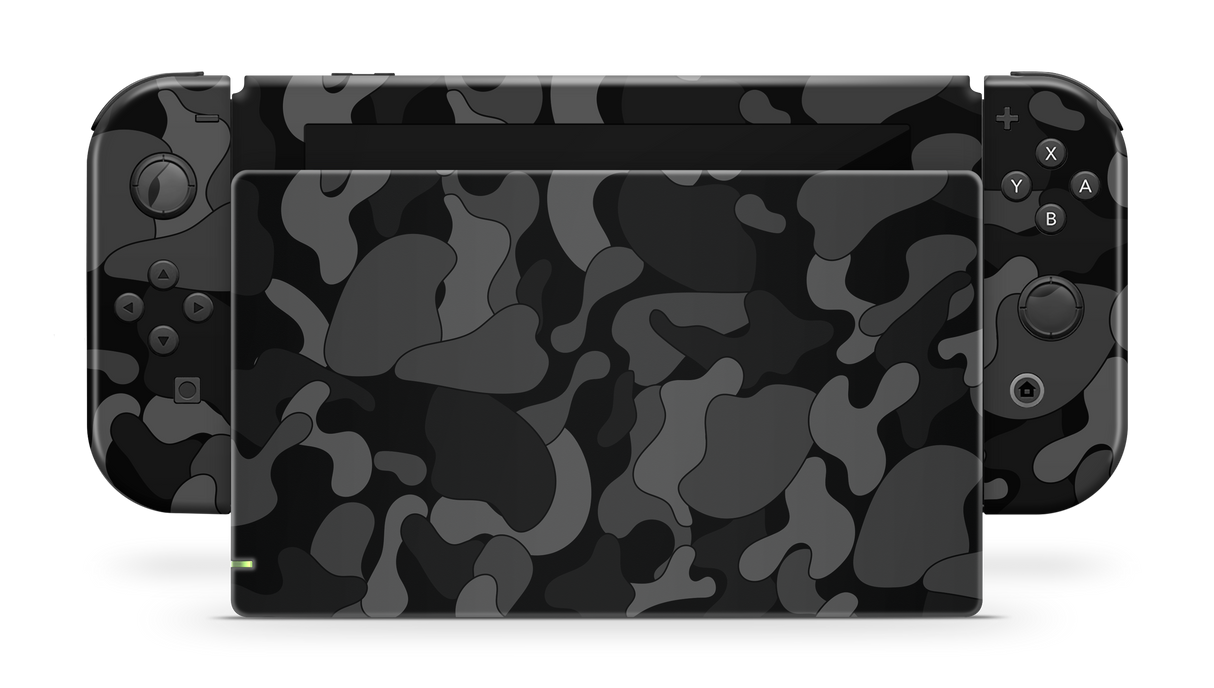 Nintendo Switch 17 Skin Ape Black Camo