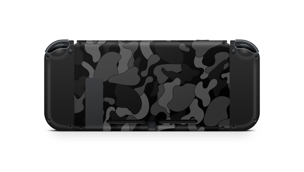 Nintendo Switch 17 Skin Ape Black Camo