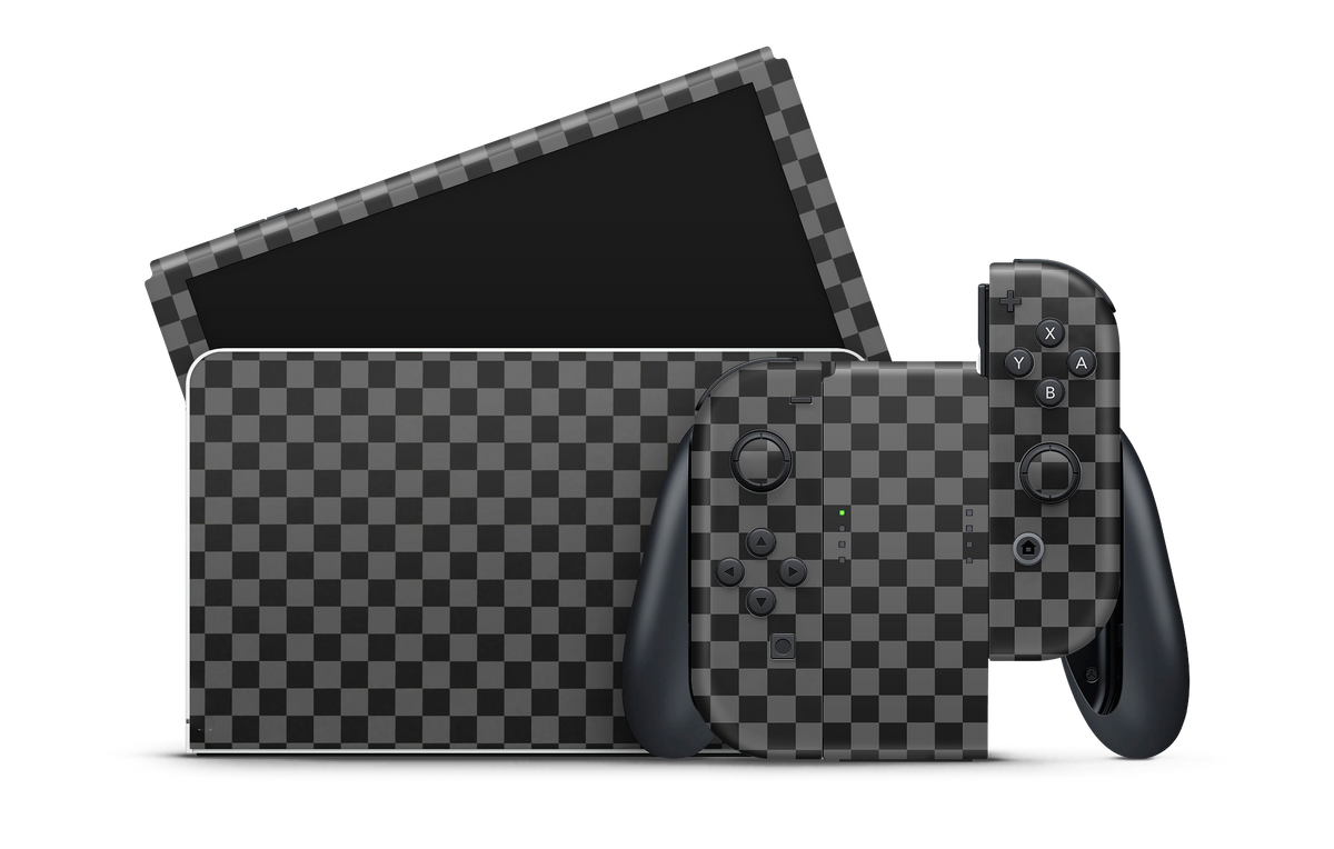 Nintendo Switch OLED Checkers black