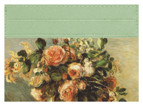 Roses and Jasmine In a Delft Vase