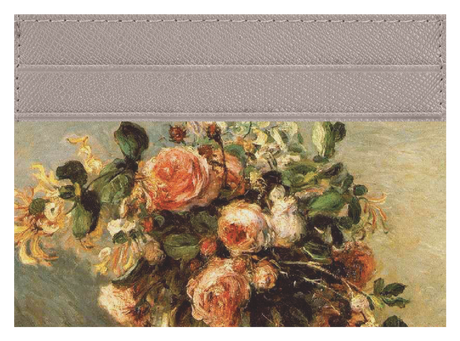 Roses and Jasmine In a Delft Vase