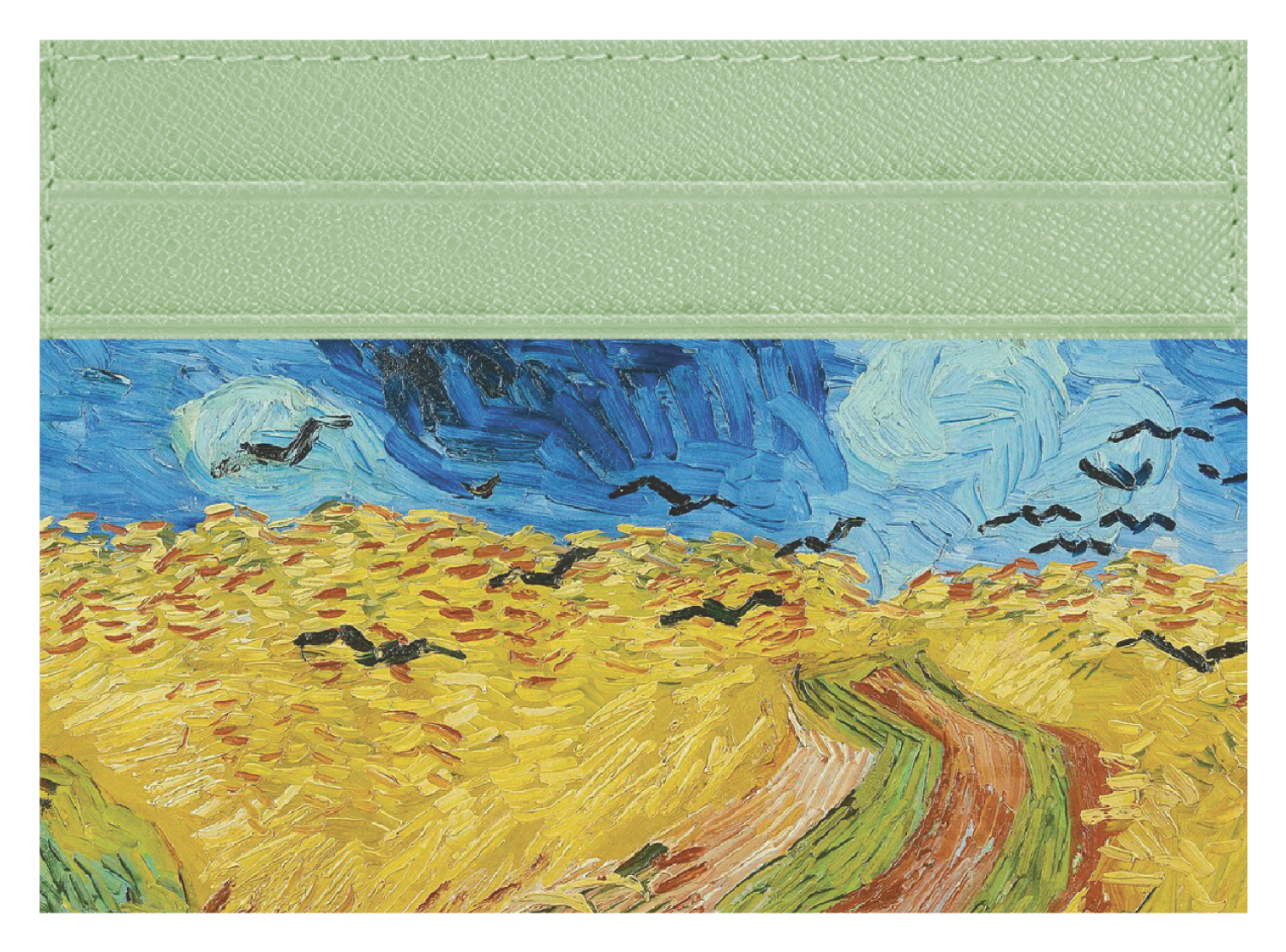 Wheatfield with Crows