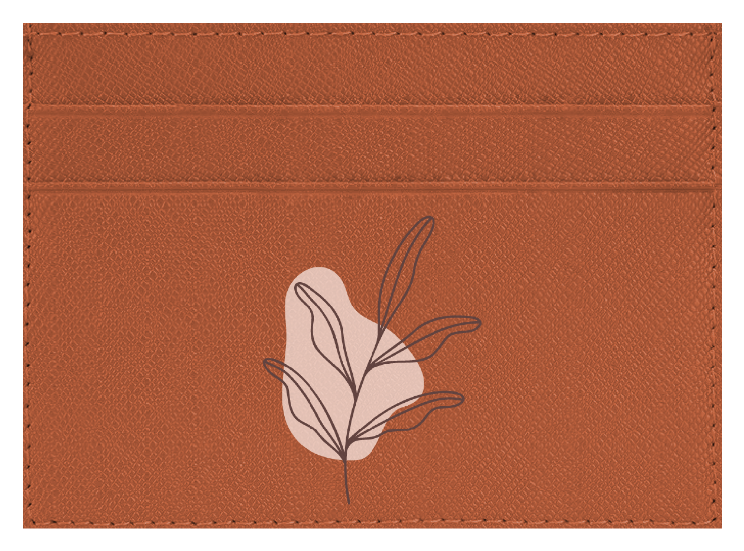 Leaf Doodle Pink
