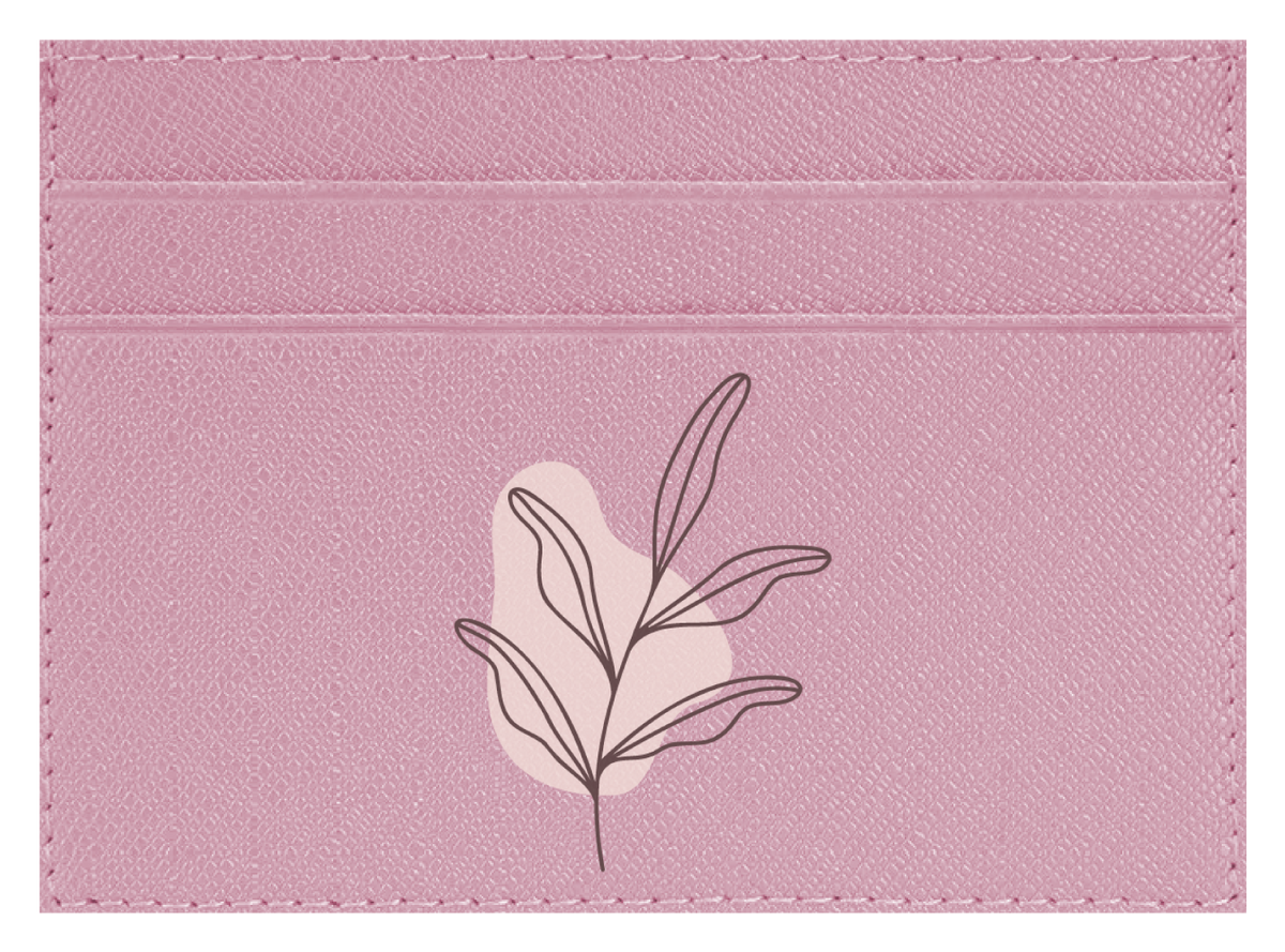 Leaf Doodle Pink