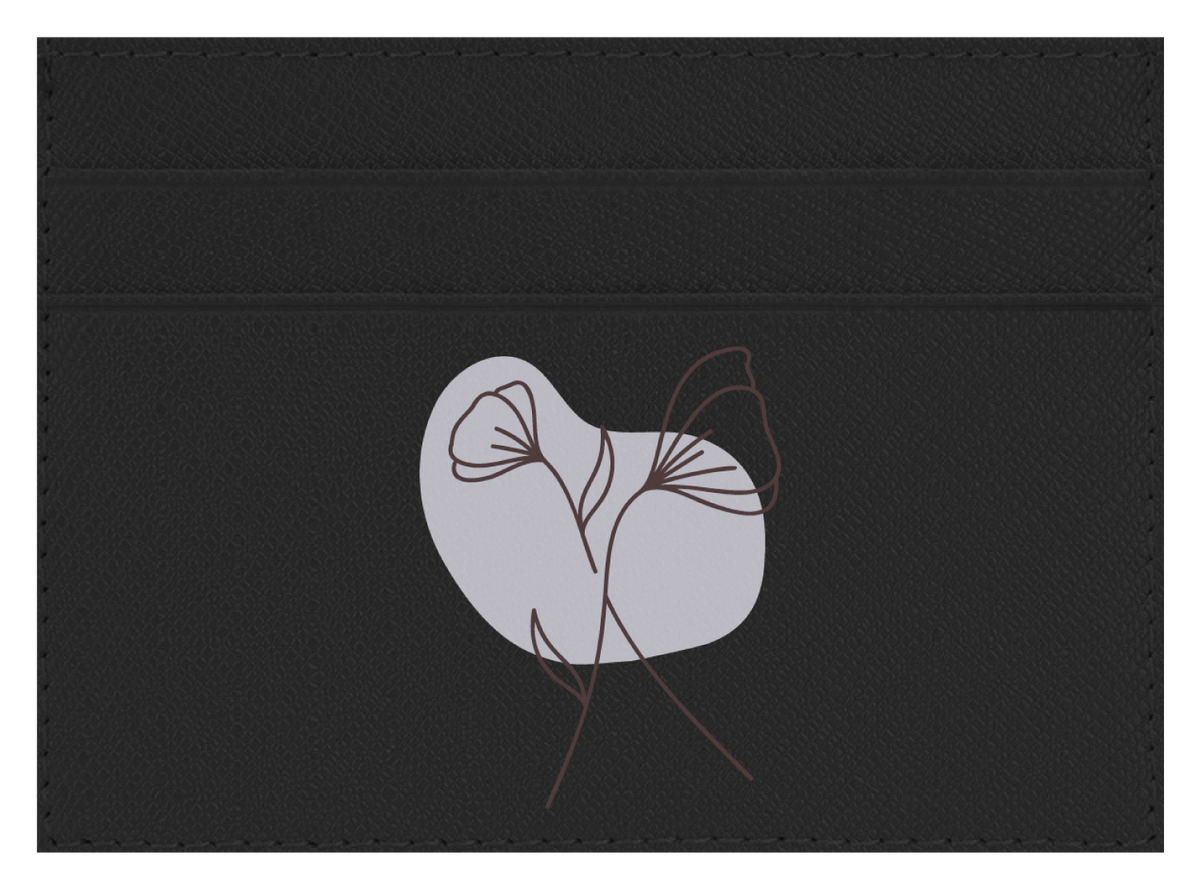 Leaf Doodle Blue