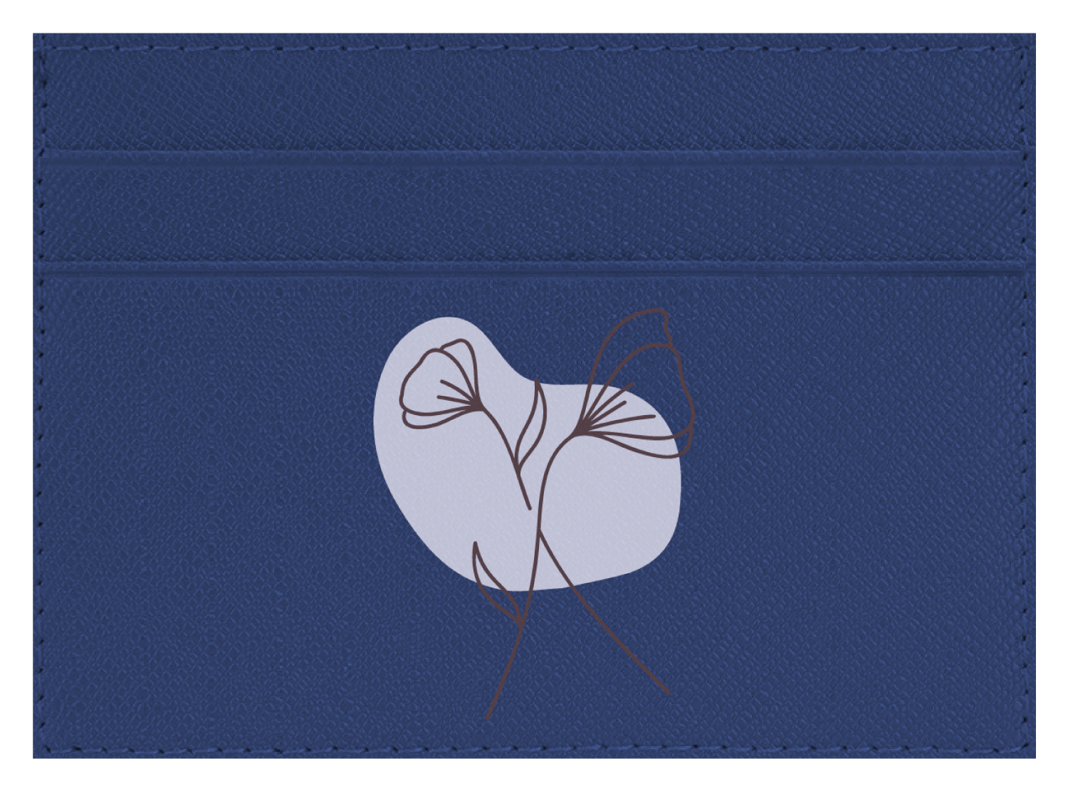 Leaf Doodle Blue