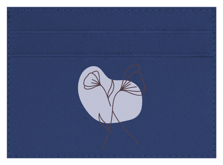 Leaf Doodle Blue