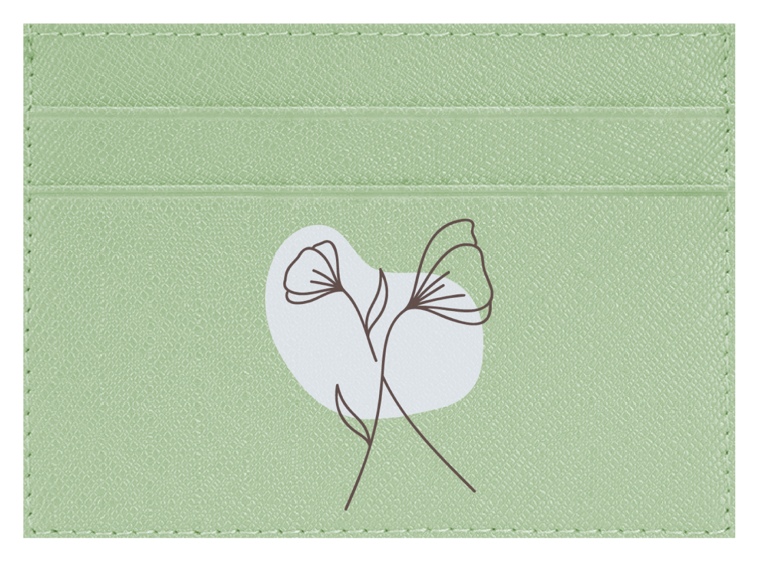 Leaf Doodle Blue