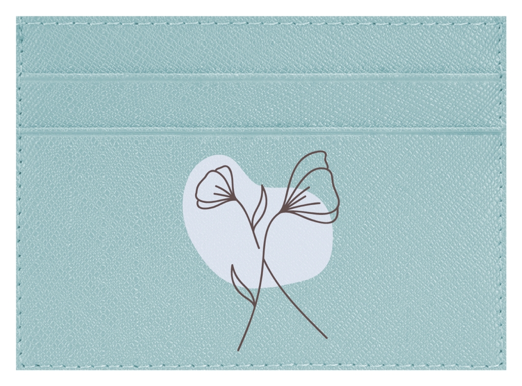 Leaf Doodle Blue