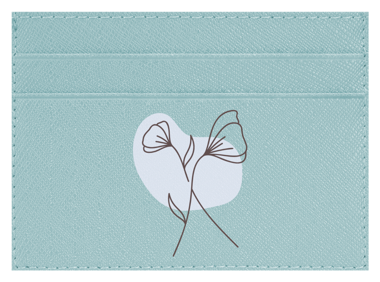 Leaf Doodle Blue