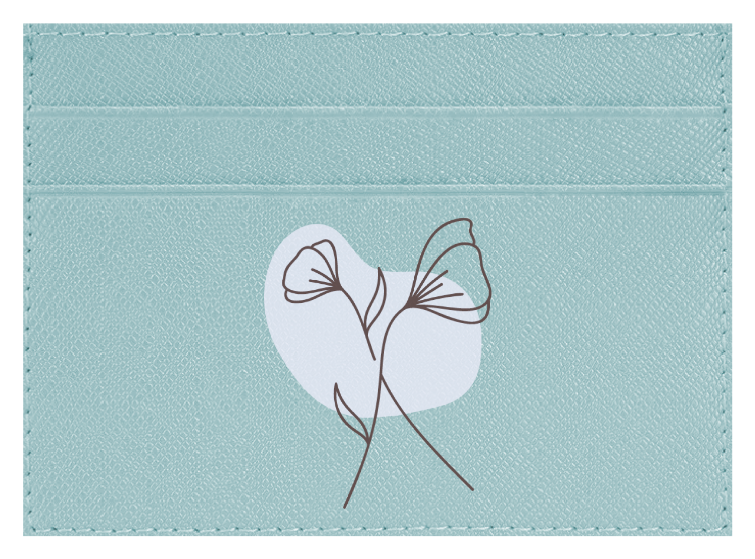 Leaf Doodle Blue