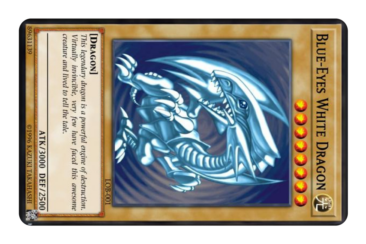 Blue Dragon Card