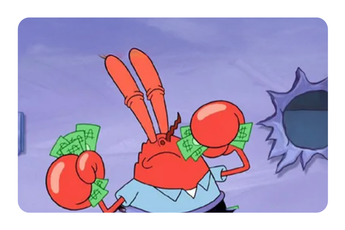 Mr Krabs Money