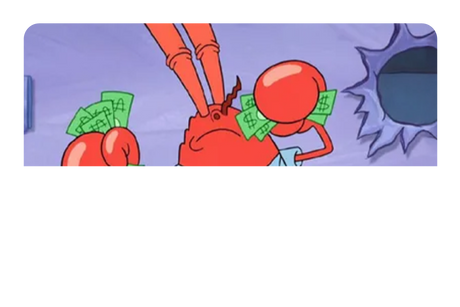 Mr Krabs Money