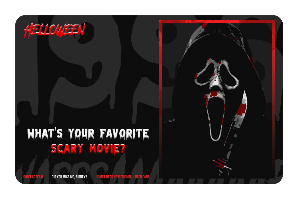 Helloween Ghost Face