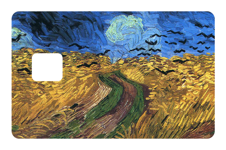 Wheatfield with Crows