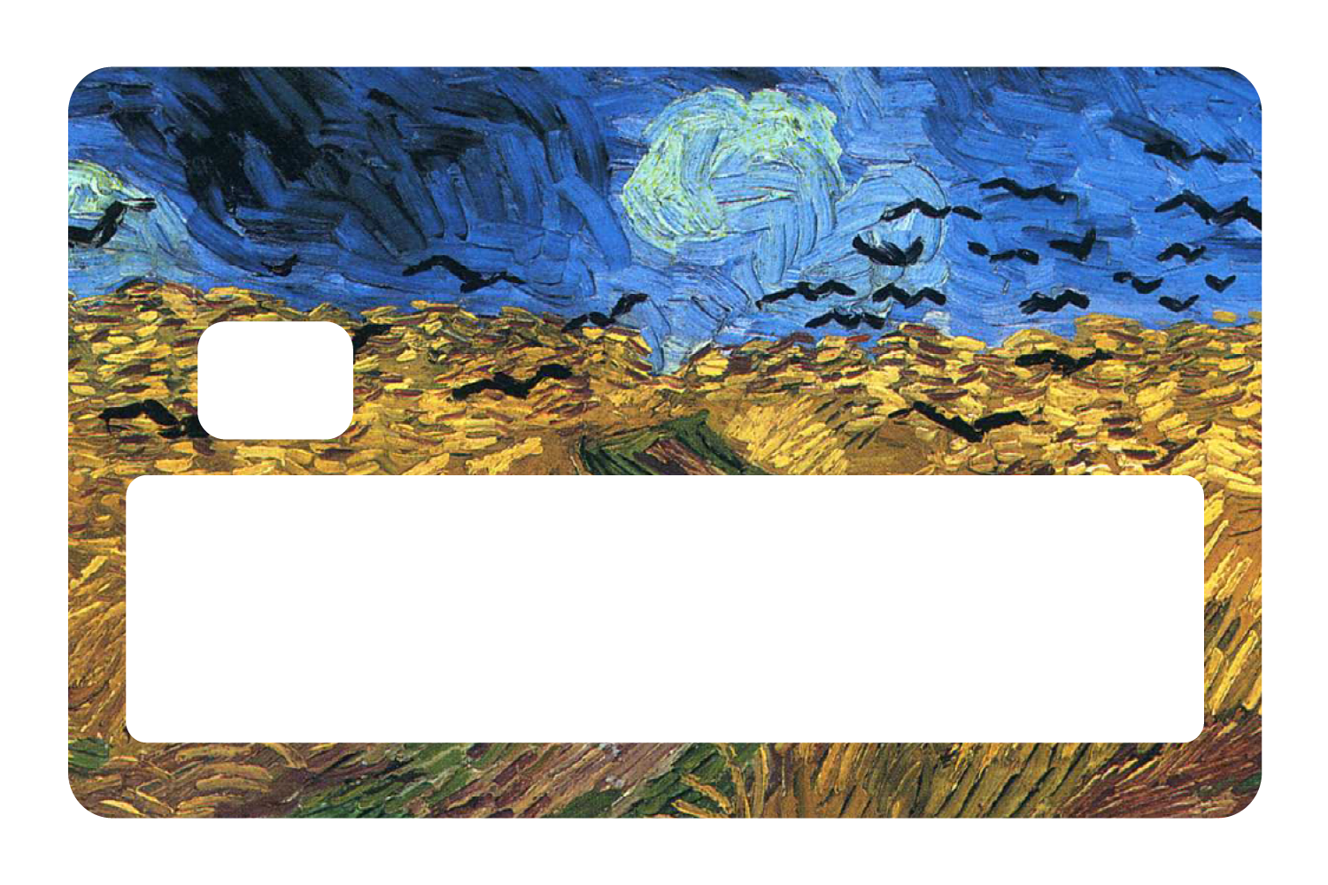 Wheatfield with Crows