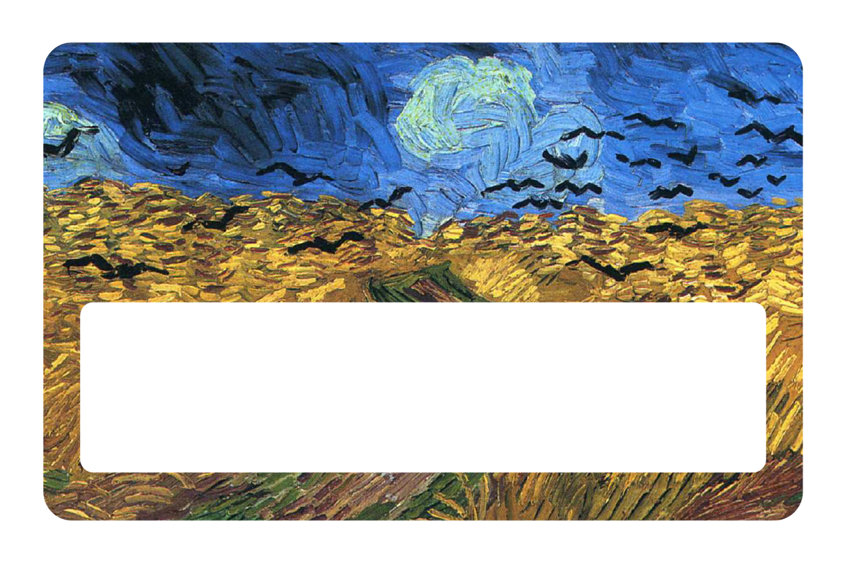 Wheatfield with Crows