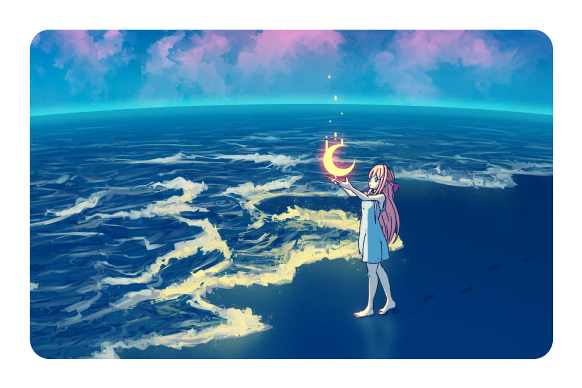 Catching the moon