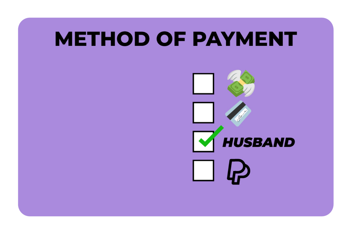 Method Of Payment