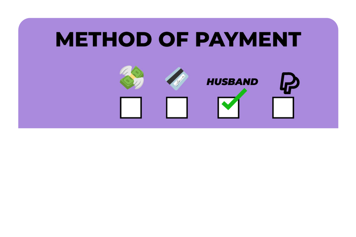 Method Of Payment