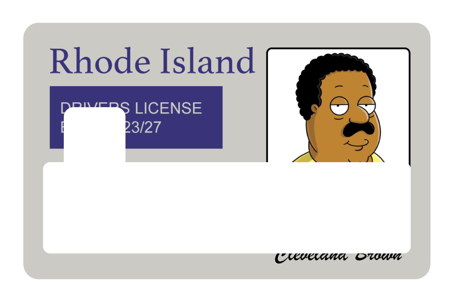 Cleveland Brown License