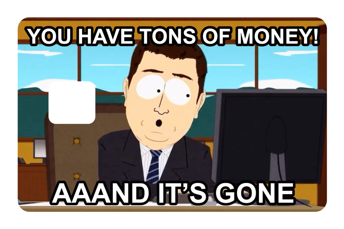 And It's Gone!
