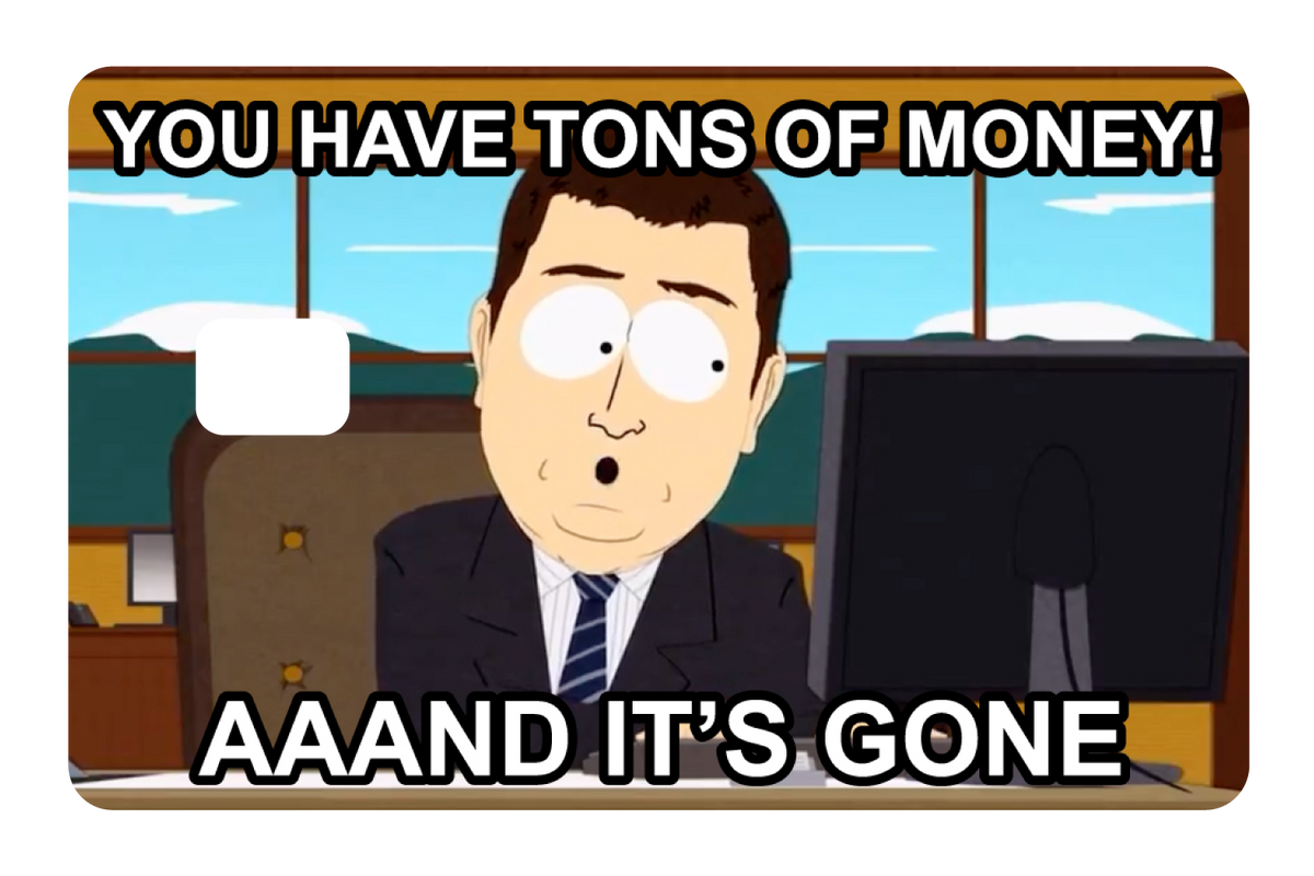 And It's Gone!