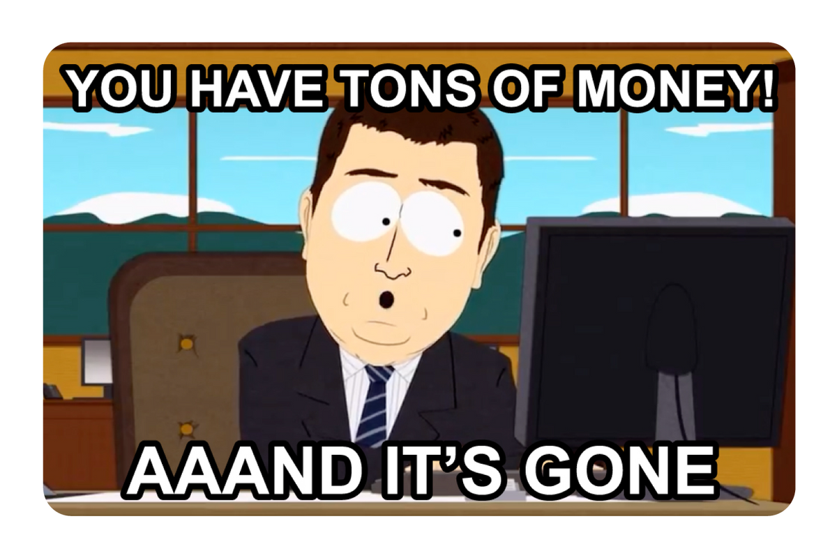 And It's Gone!
