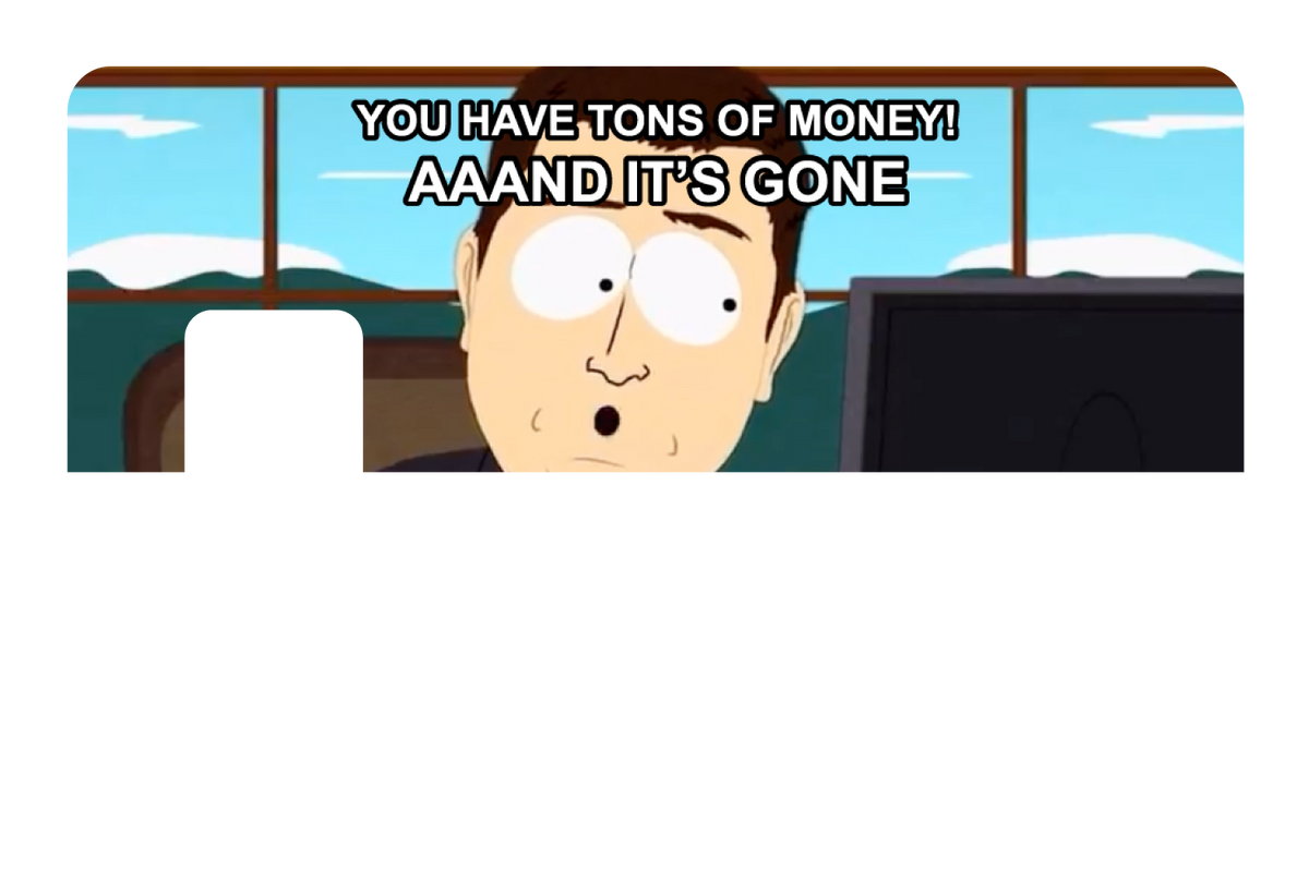 And It's Gone!