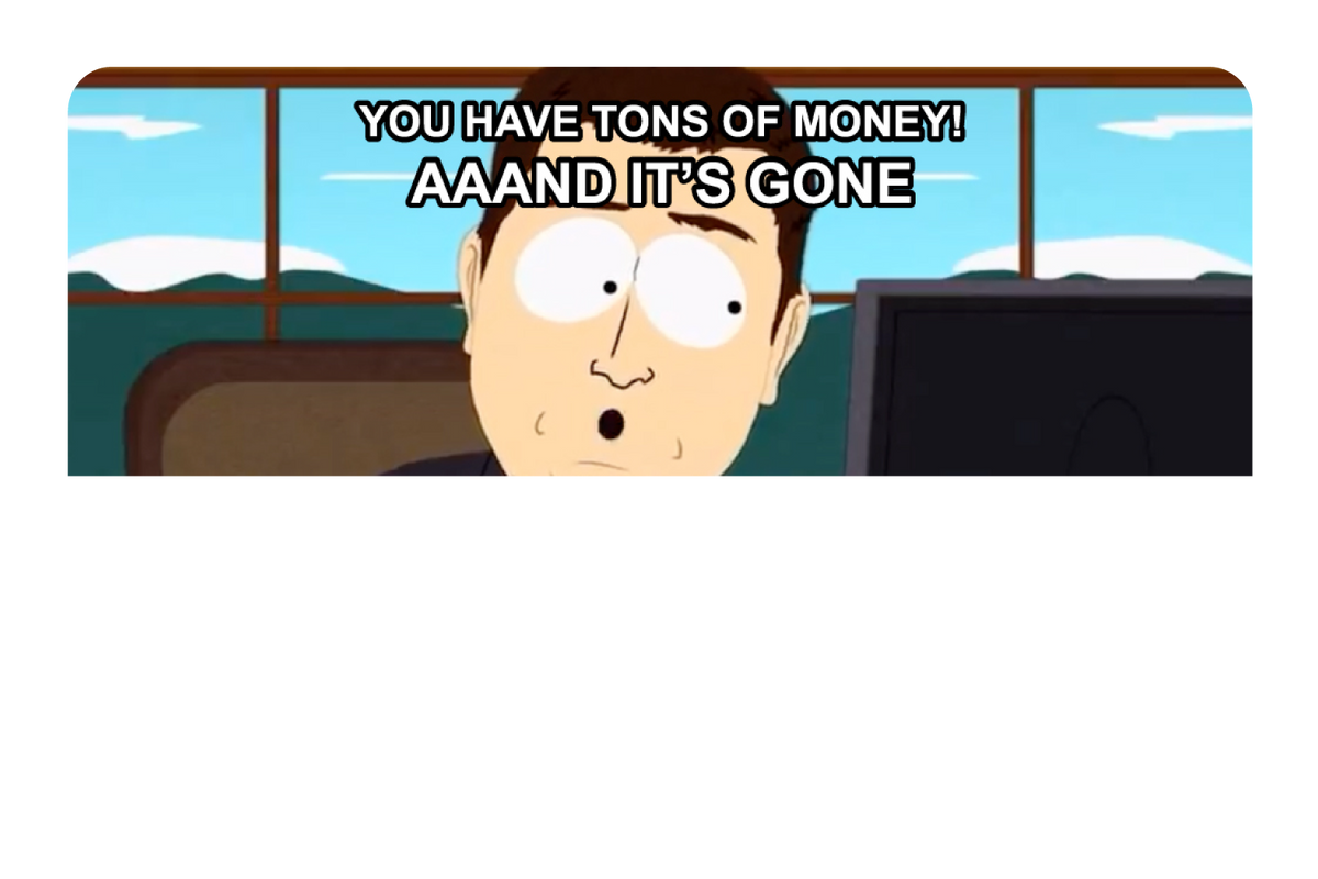 And It's Gone!