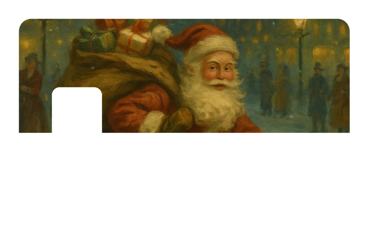 Skating Santa