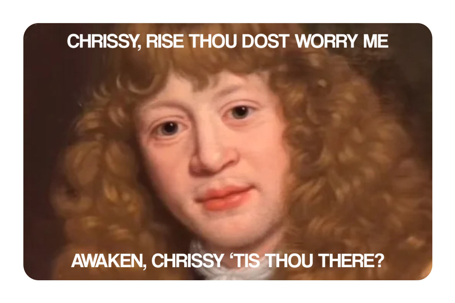 Tis Thou There?