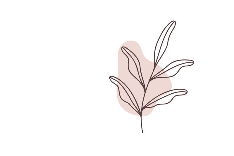 Leaf Doodle Pink