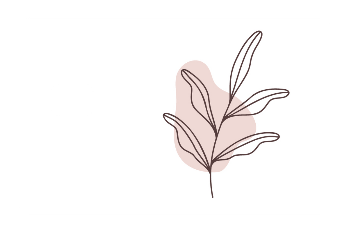 Leaf Doodle Pink