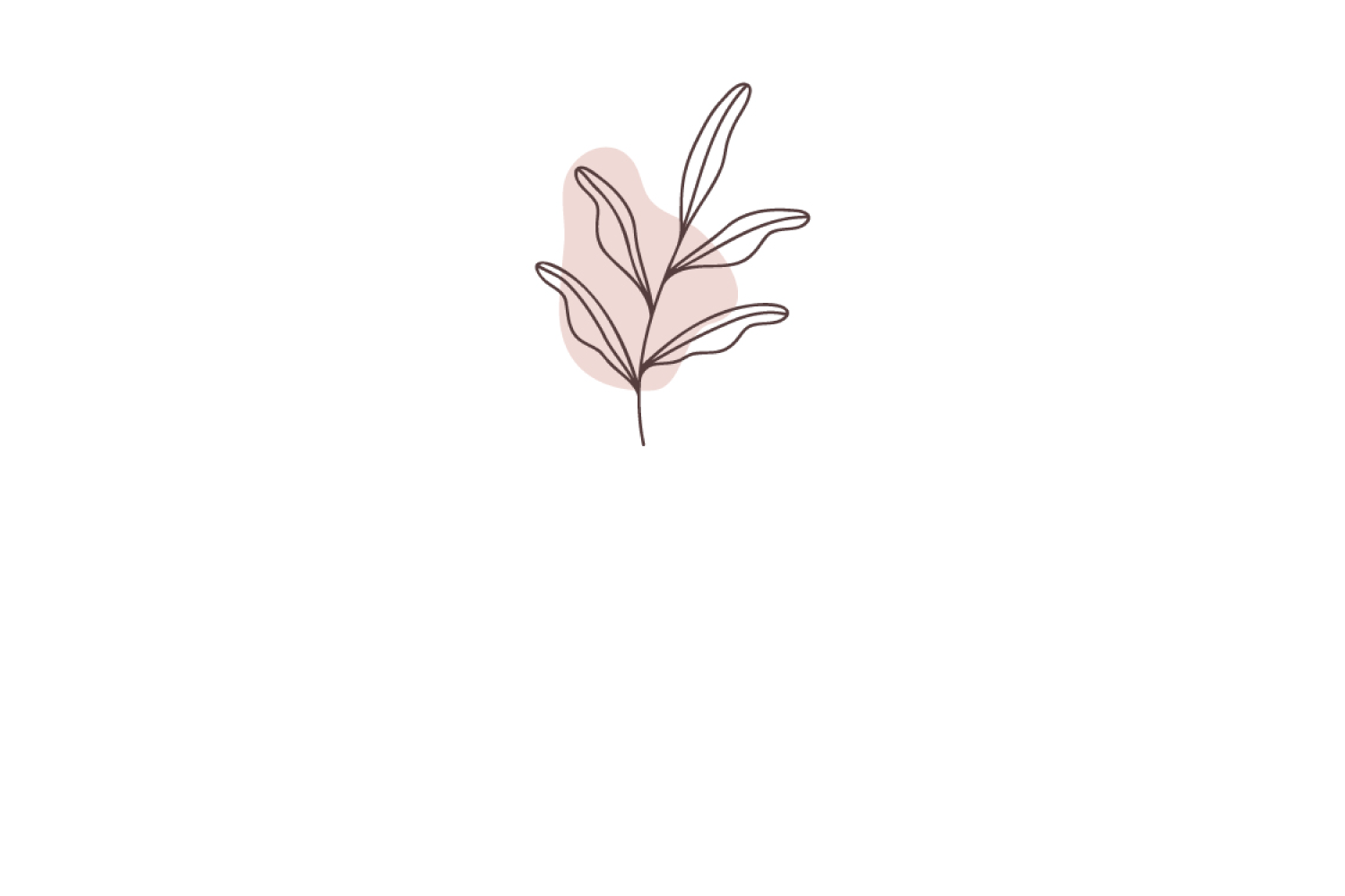 Leaf Doodle Pink