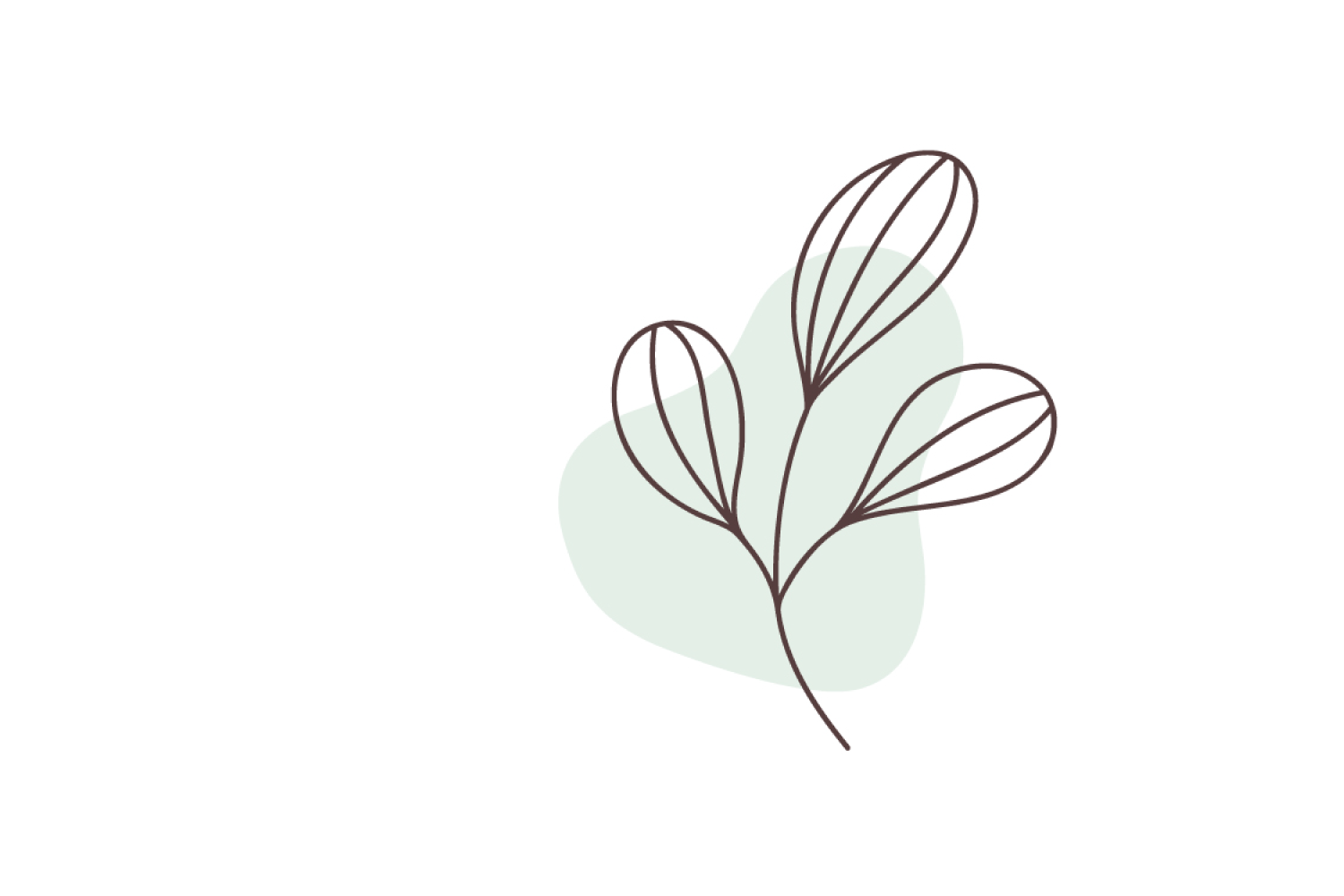 Leaf Doodle Green