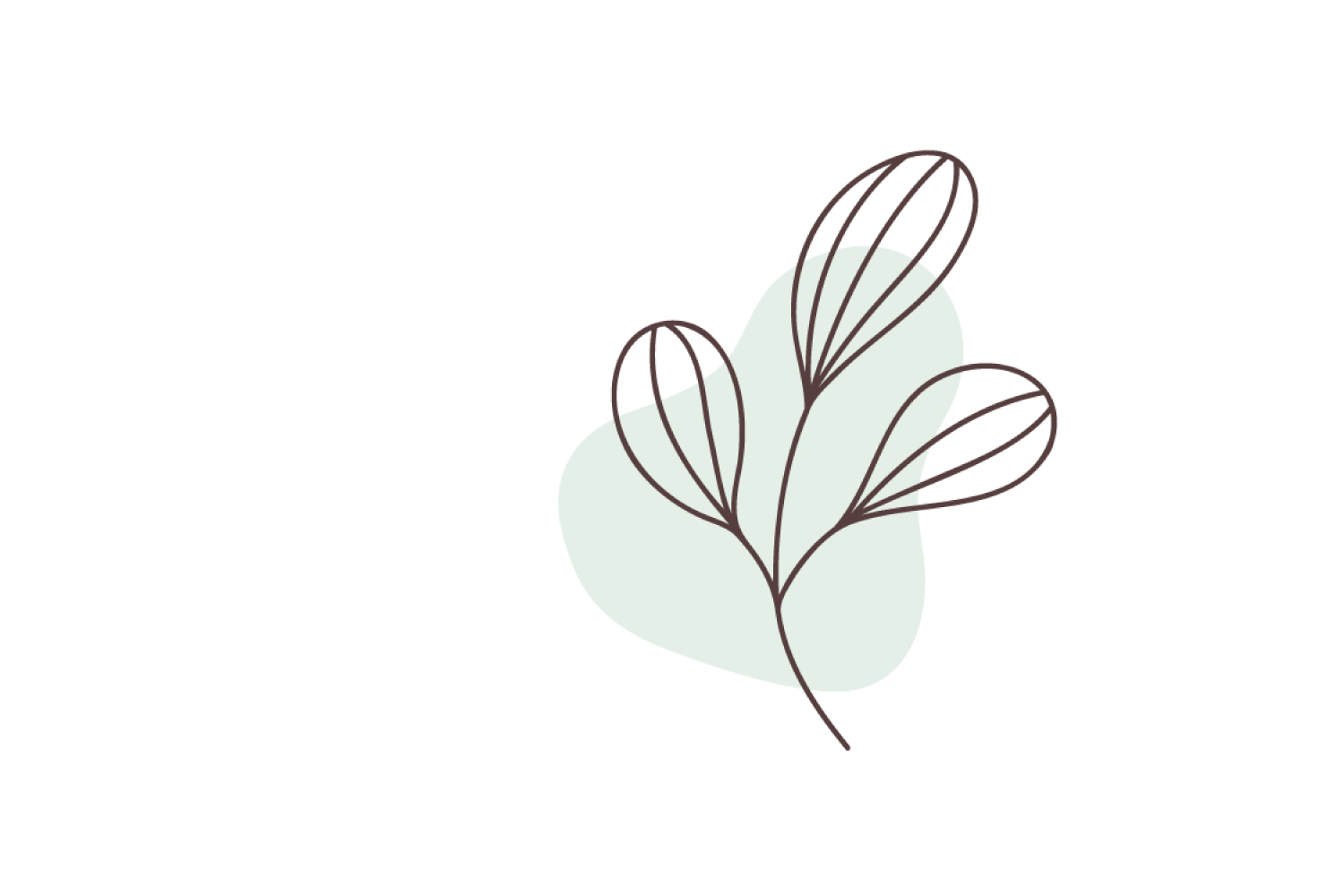 Leaf Doodle Green