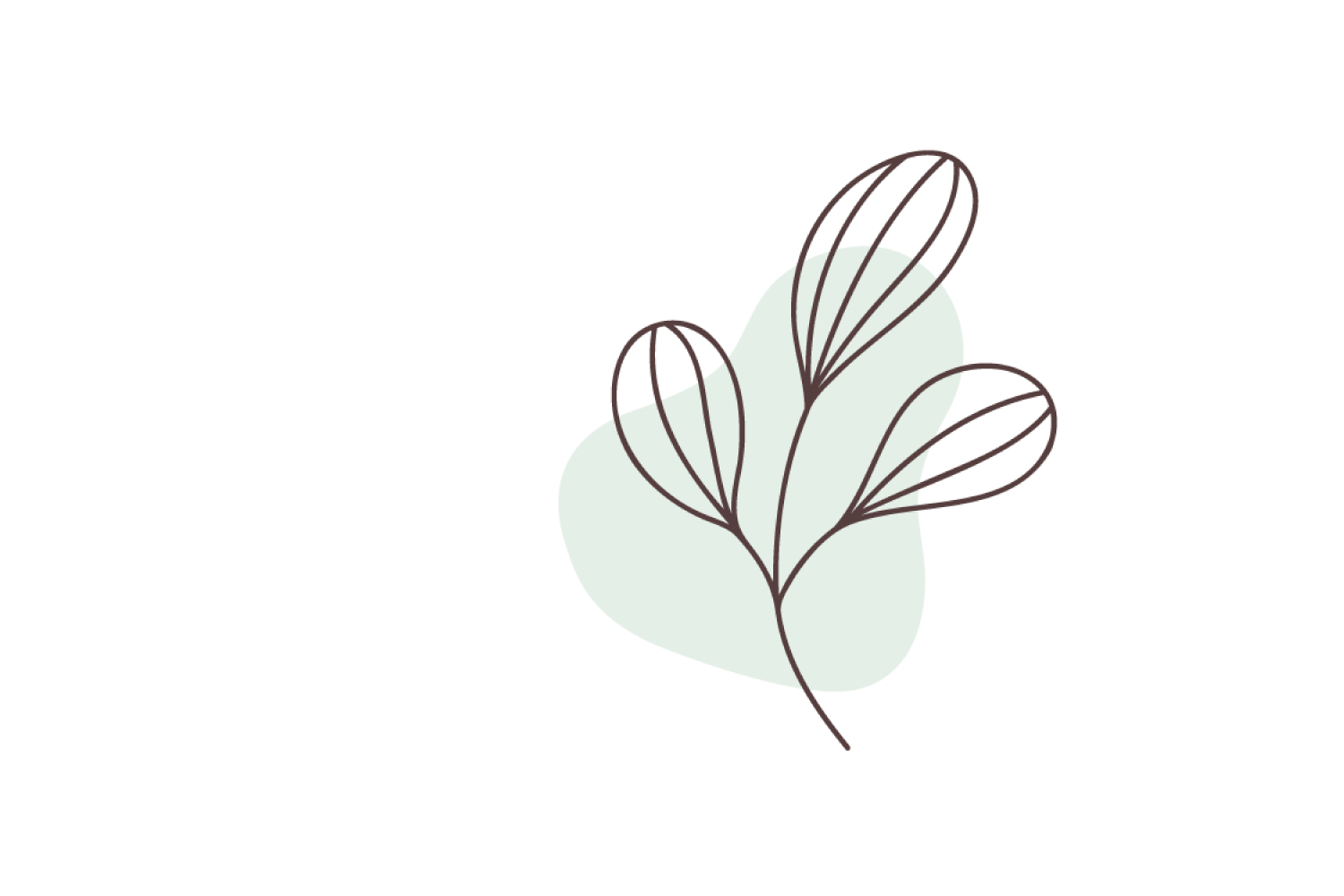 Leaf Doodle Green