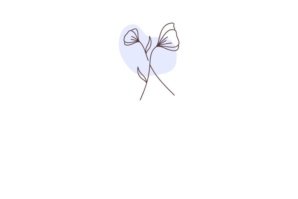 Leaf Doodle Blue