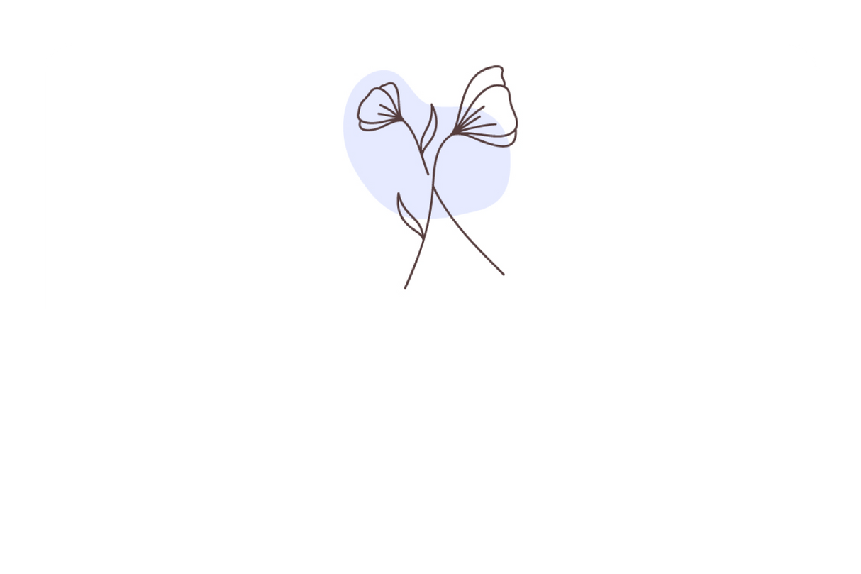 Leaf Doodle Blue