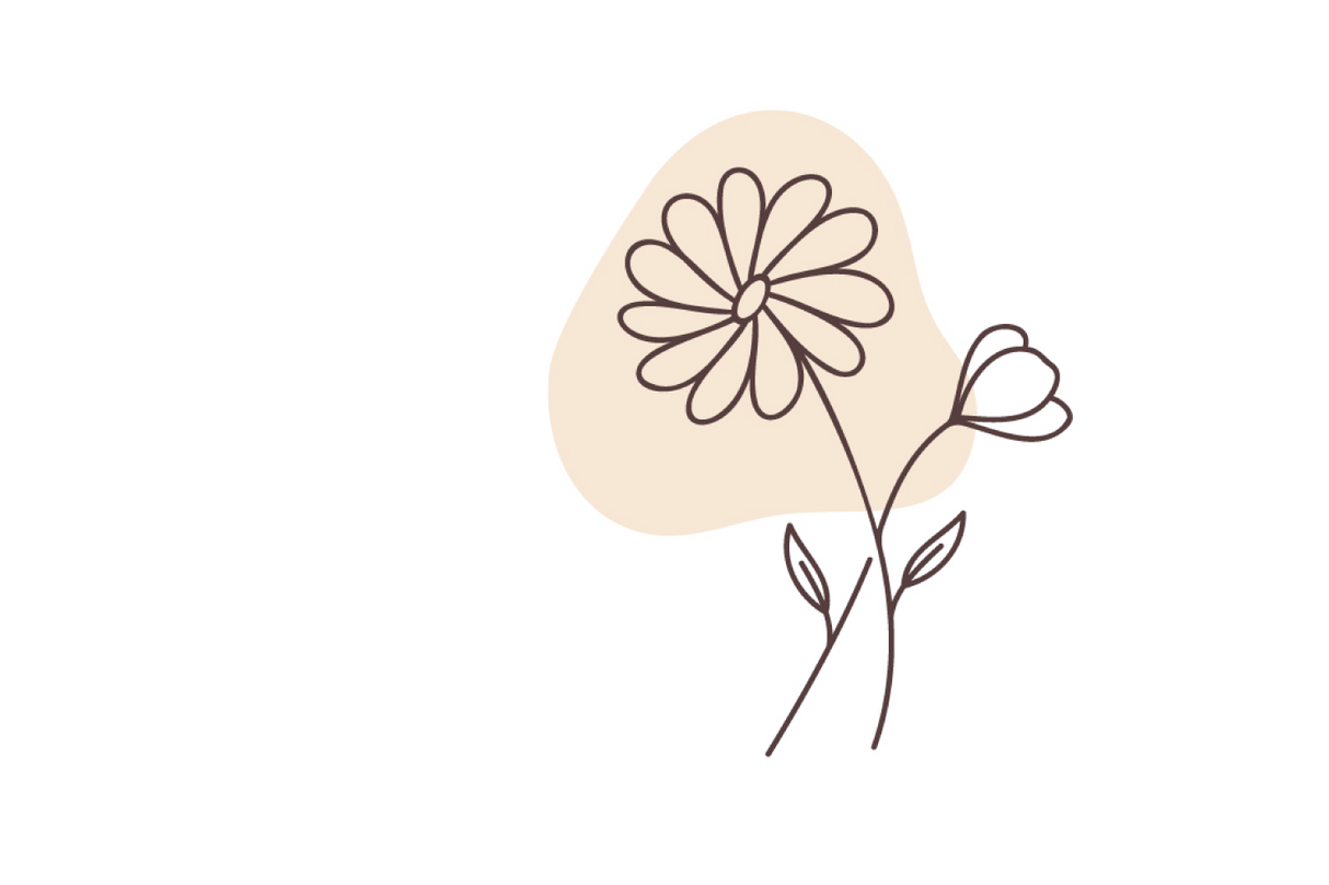 Flower Doodle Orange