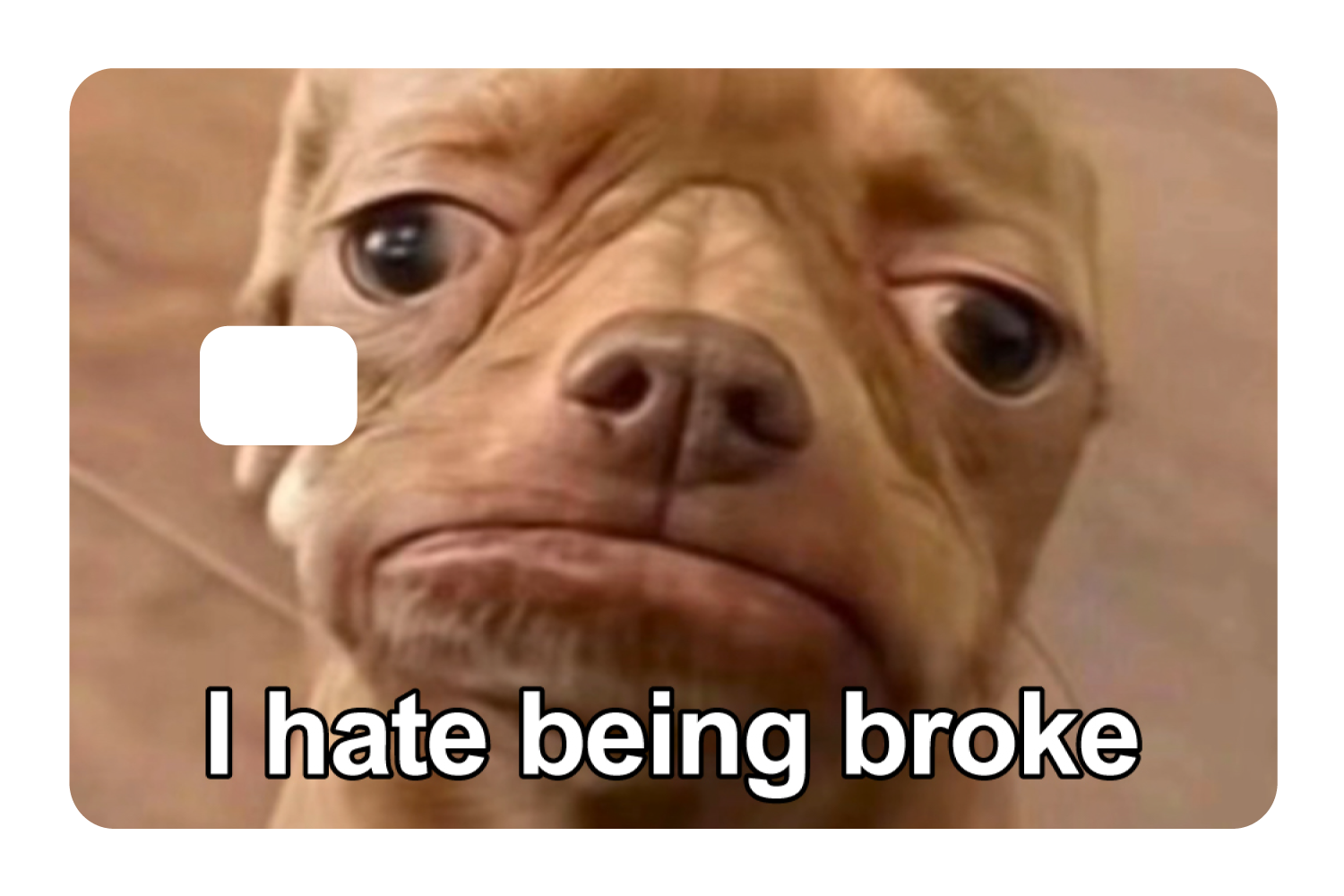 I Hate Being Broke