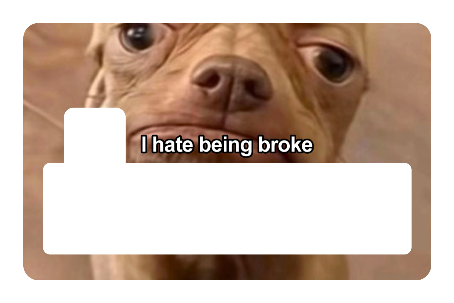 I Hate Being Broke