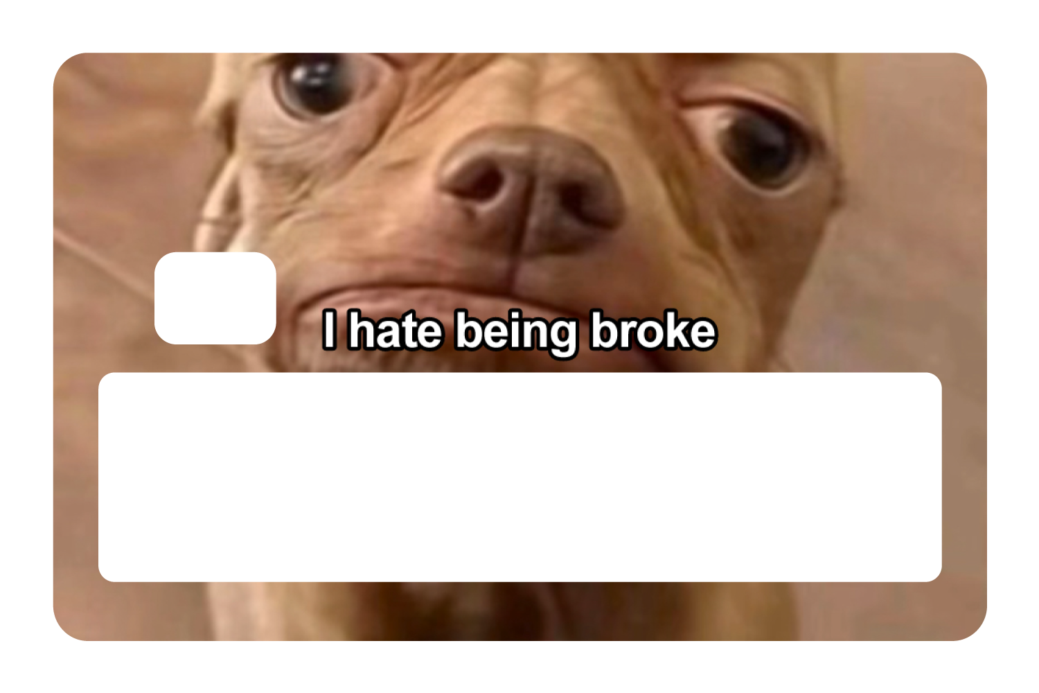 I Hate Being Broke
