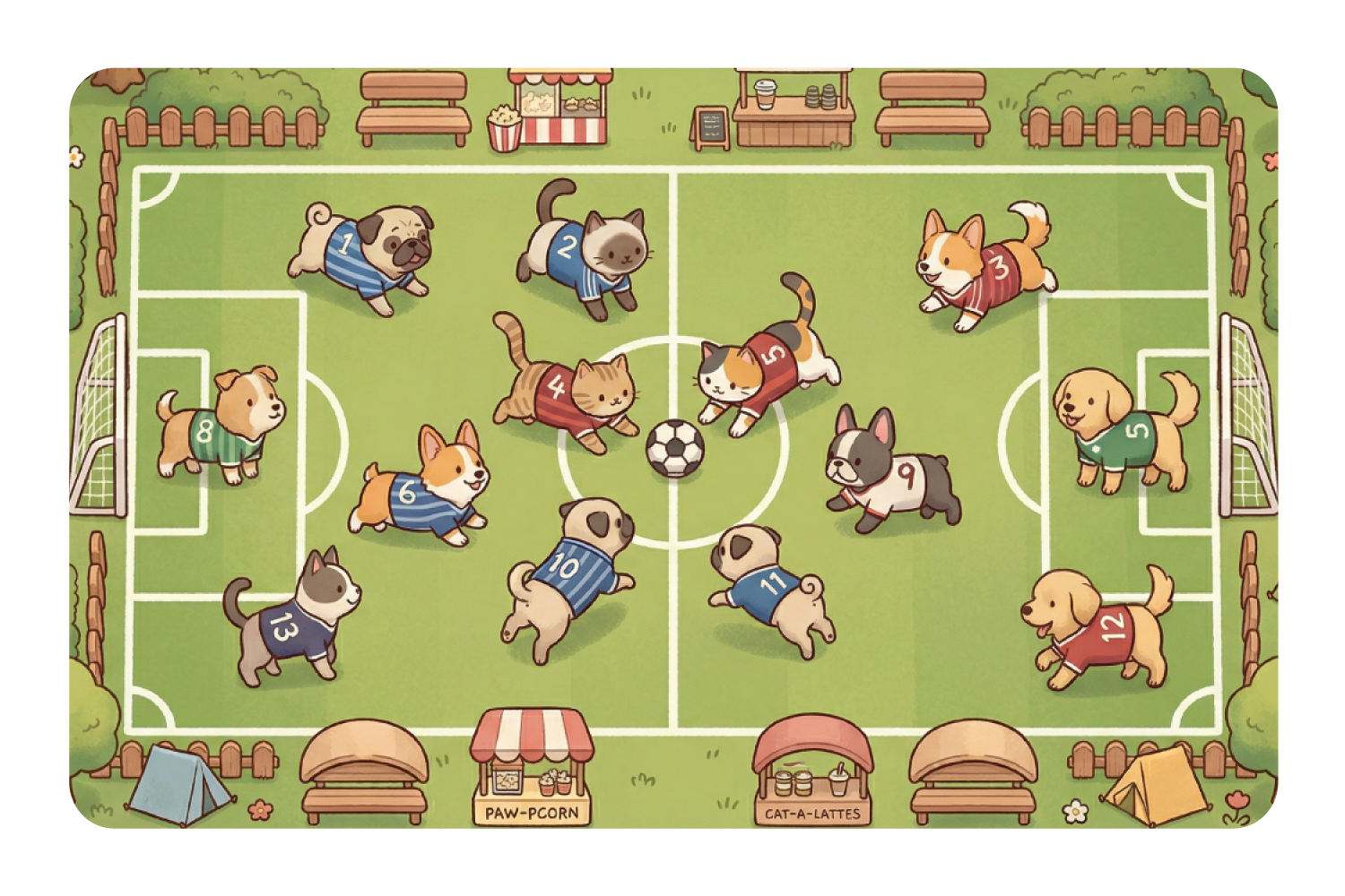 Cozy Soccer Match