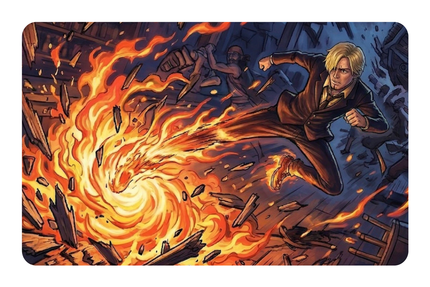 Sanji Fire Kick Impact