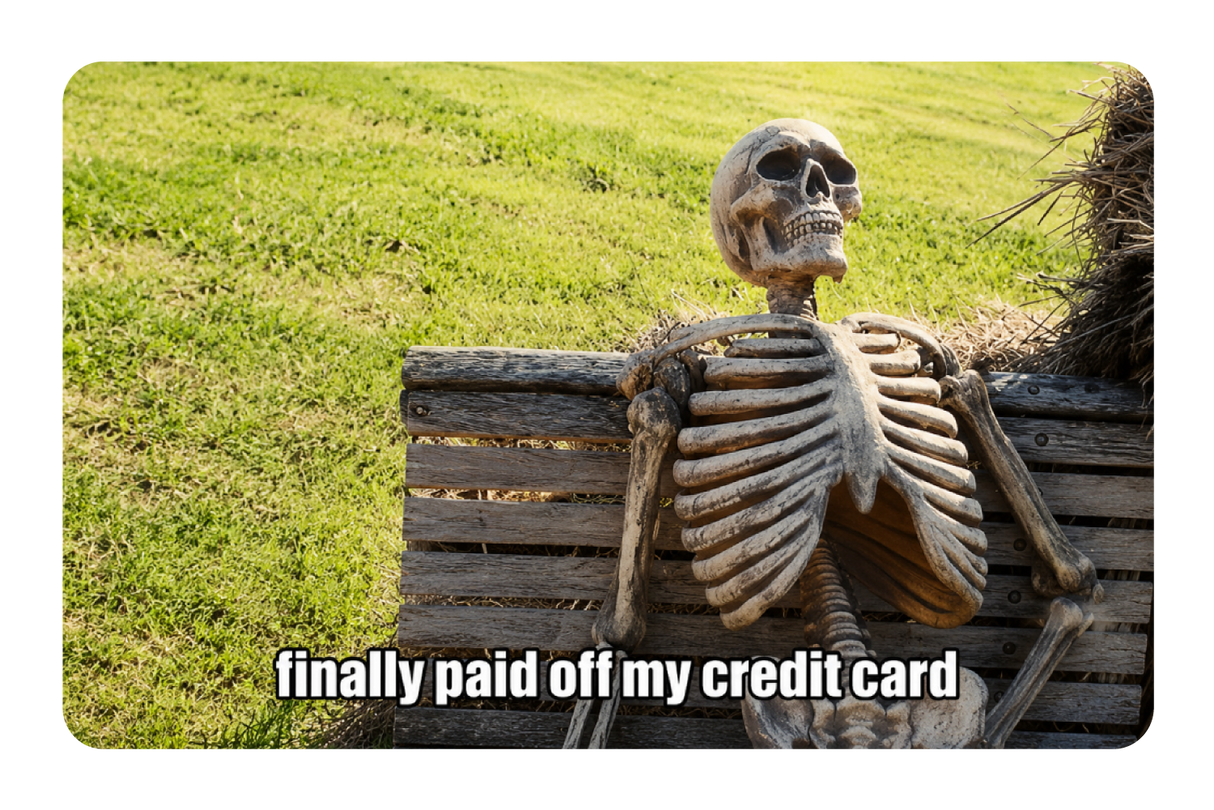 Finally paid off card