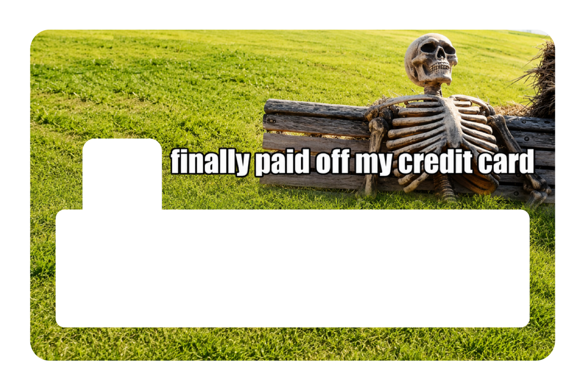 Finally paid off card